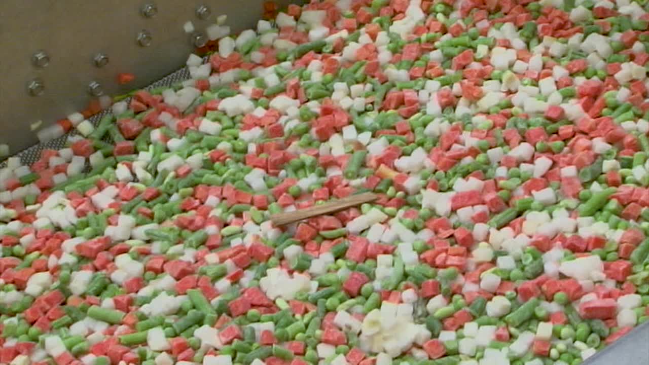 eliminación de objetos extraños en la línea de producción de alimentos