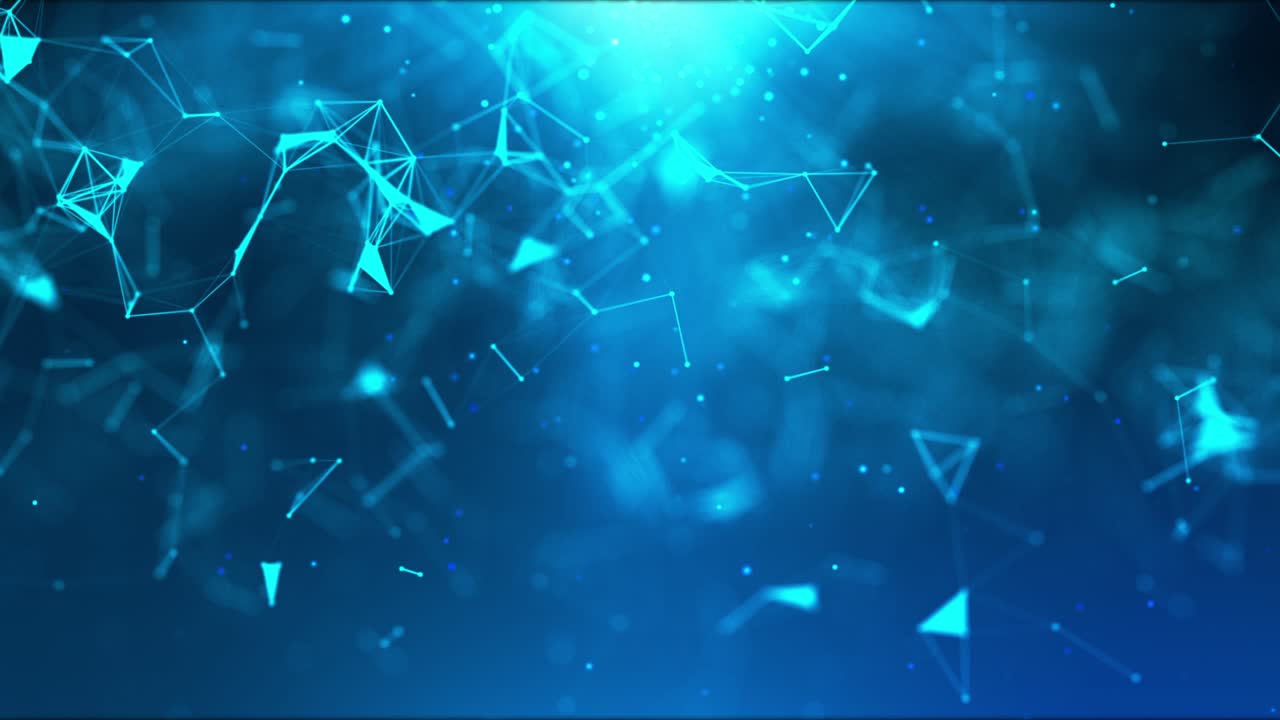 Abstract background with dot and connection line for data networking, technology cyber and futuristic concept on the dark background, with dark and grain concept