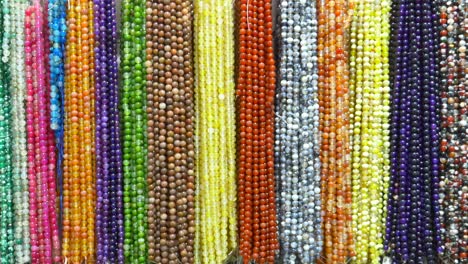 colorful gemstone beads