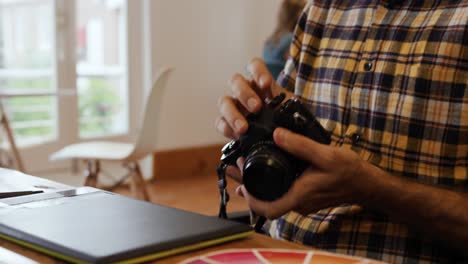 millennial male professional working in a creative office