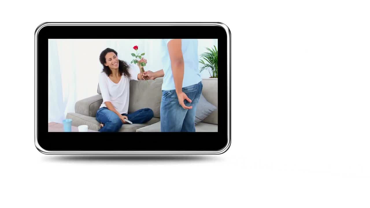 montaje de parejas encantadoras