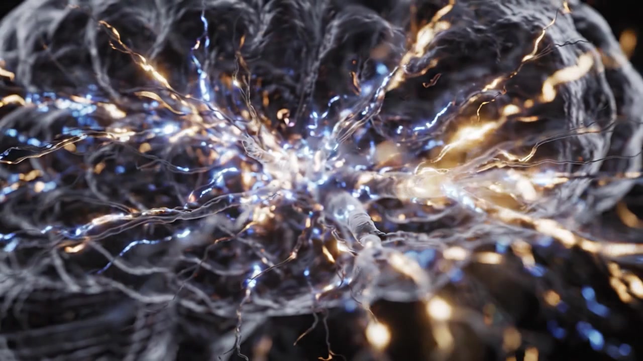 Exploring the Intricate Network of Neural Connections in the Human Brain, Showcasing the Dynamic Activity and Complex Interactions of Neurons as They Communicate