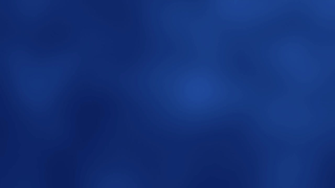 Loopable abstract blue rotating turbulent blurred background animation, ambient backdrop for presentation, news, tech, science