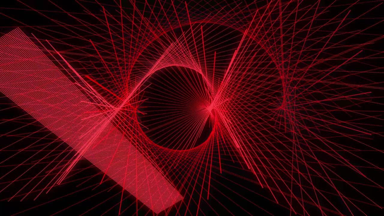 cambio de color del arco iris animación de patrón de forma de punto