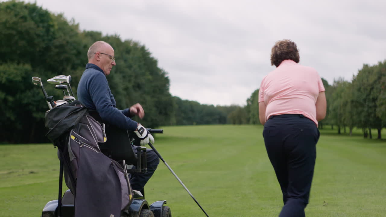 Golfers on the course