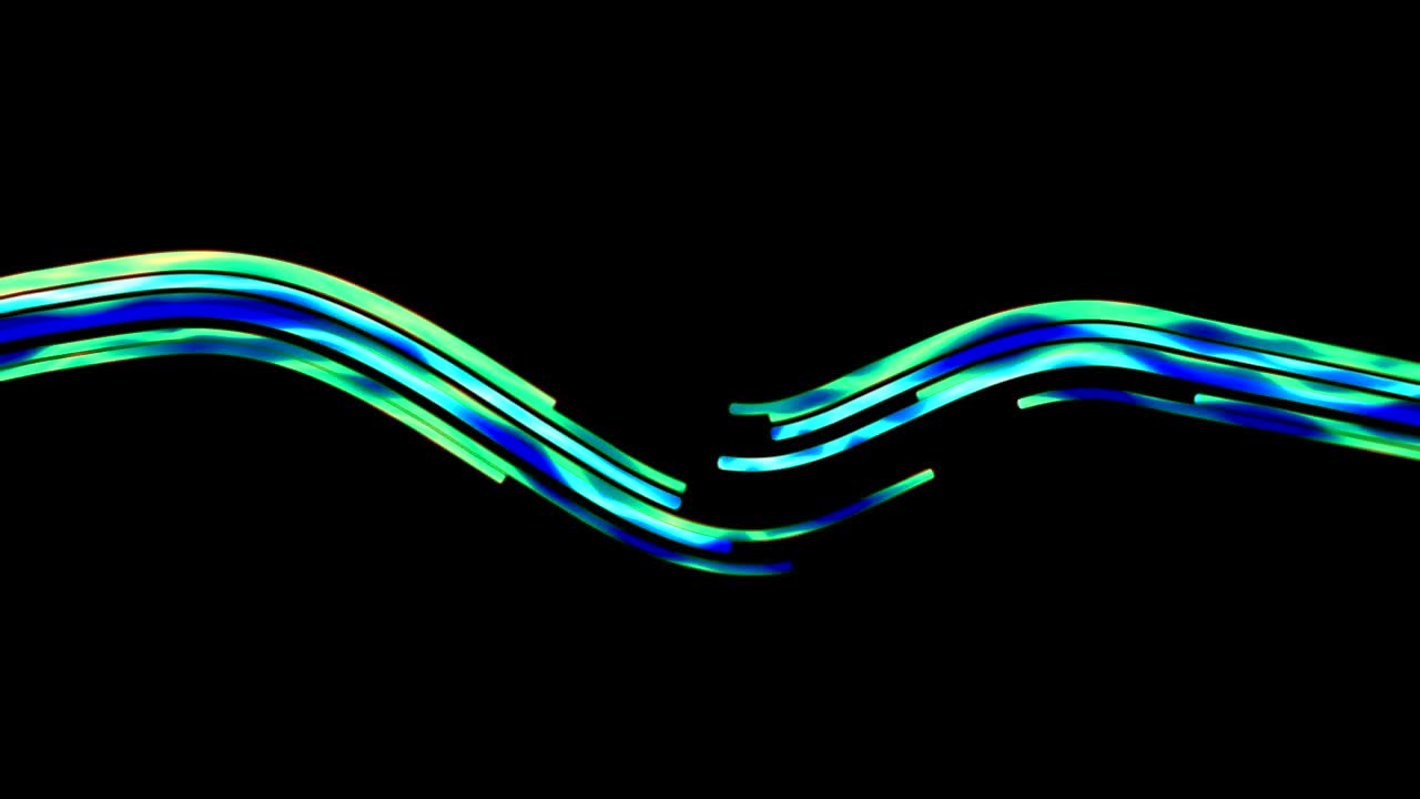 추상적인 선이 움직이는 4k 원활한 루프