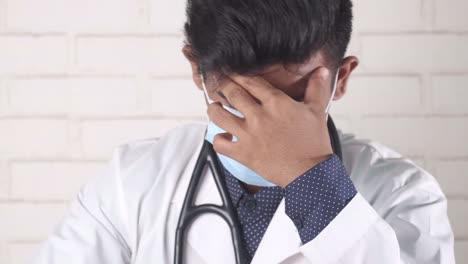 stressed doctor