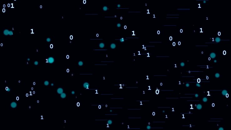 Digital Binary Code Streaming with Floating Particles