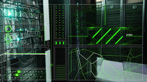 Animation-of-data-processing-over-computer-servers