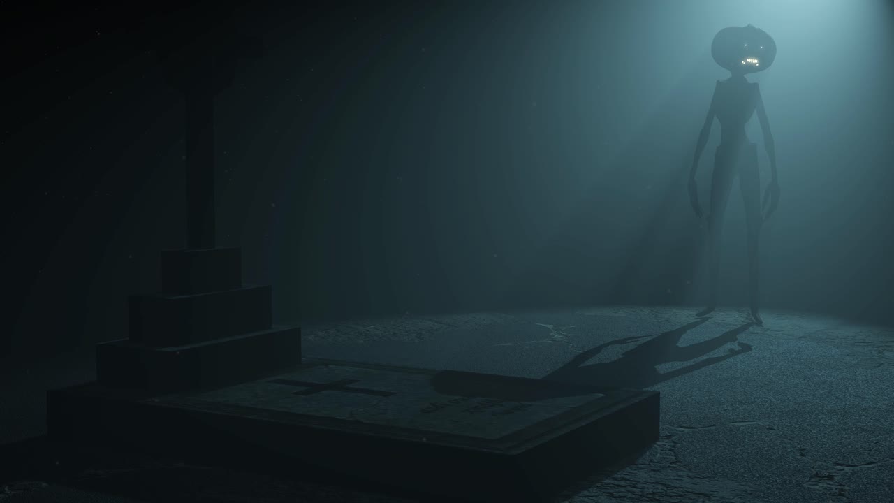 hombre calabaza parado ocioso y mirando alrededor con