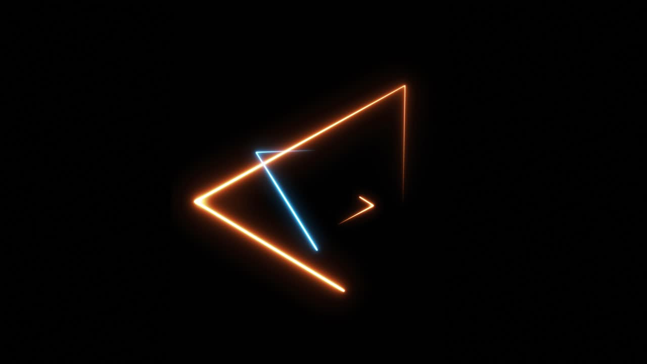 Triángulos de neón