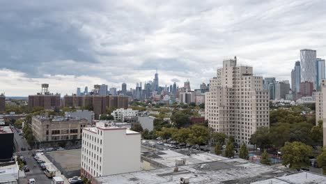 Timelapse-De-La-Ciudad-De-Brooklyn-Nueva-York-En-El-Verano