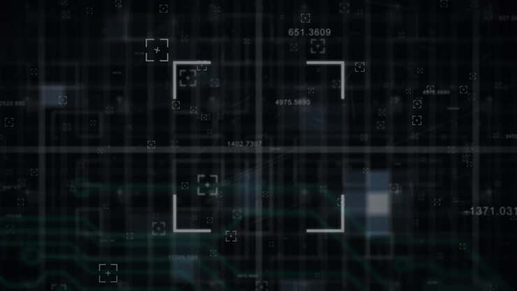 Animation of data processing over scope scanning