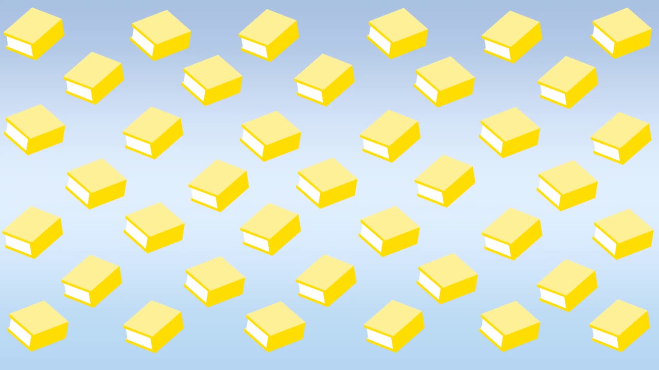 회색 배경에 떠다니는 여러 노트북 아이콘의 디지털 애니메이션