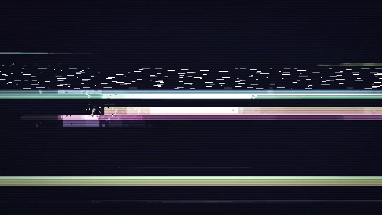 Abstract Digital Glitch and Static Interference