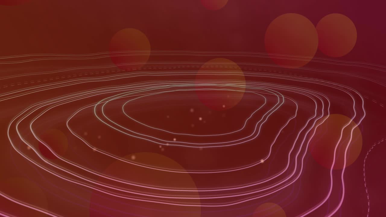 은 배경에 토포그래피 위에 반이는 빛의 반점