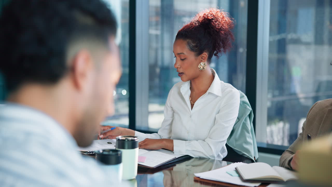 Business meeting in a modern office