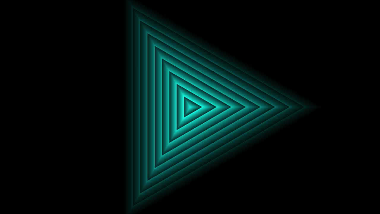 Abstract Glowing Triangle Layers