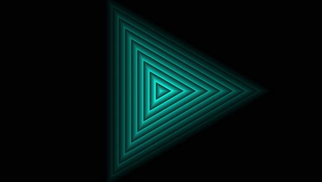 abstract glowing triangle layers