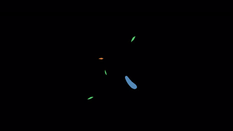 cartoon animated leaves and flowers 24