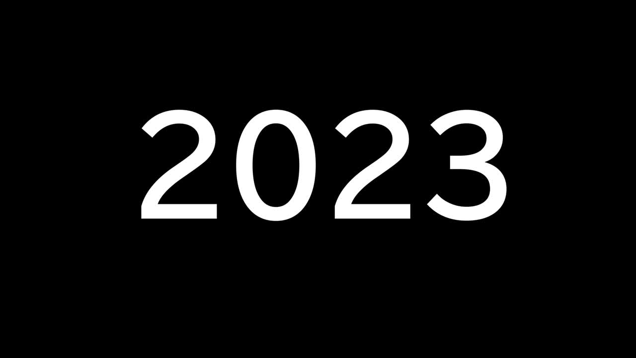 2023 text animation motion graphics