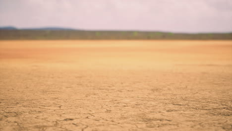 dry cracked earth under a vast sky in a remote landscape during daytime