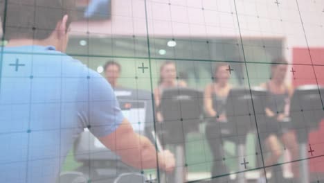 Animation-of-people-exercising-over-grid