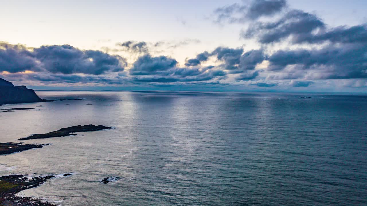 trollskjerbukta의 아름다운 조감도