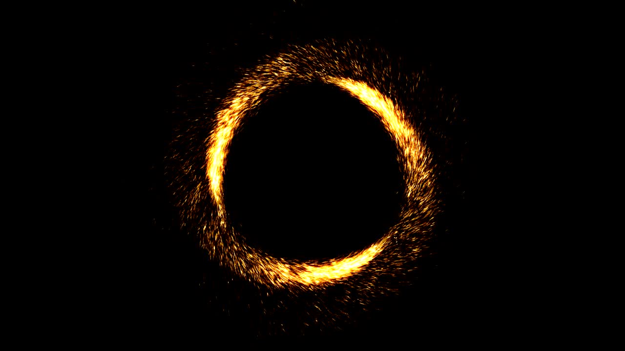 tres cometas dando vueltas con aparición y desaparición. la frontera del ganador.