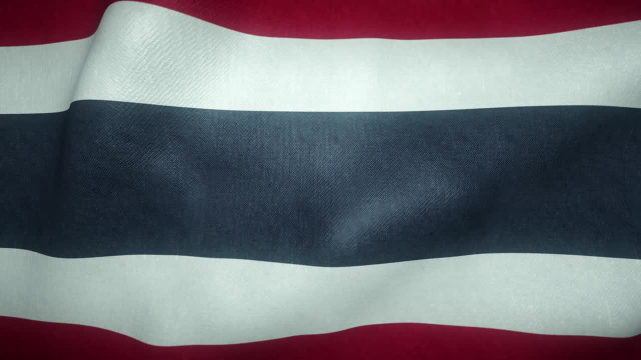 태국 발이 바람에 흔들리고