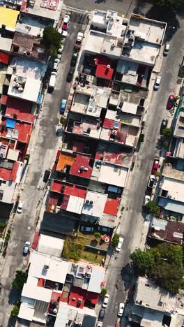 aerial view a neighborhood in ecatepec
