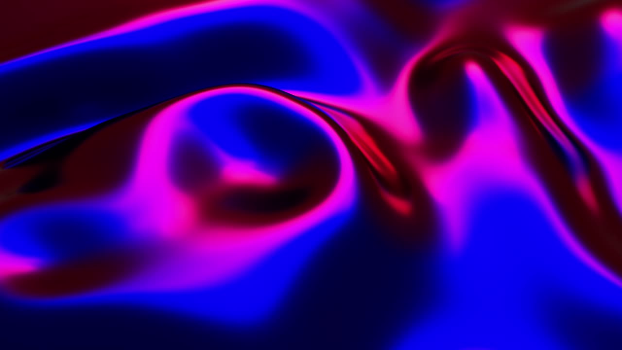 Fond fluide abstrait dynamique avec du bleu et du rose néon