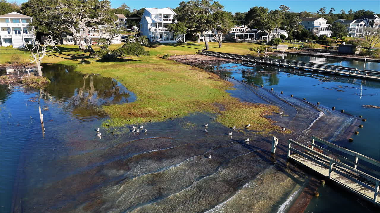 King Tide coastal flooding in NC