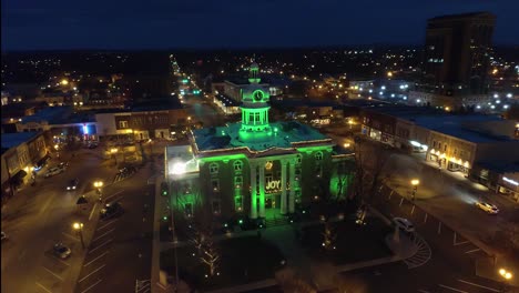 noche murfreesboro cuadrado órbita lado oeste vuelo de dron dec 6 20