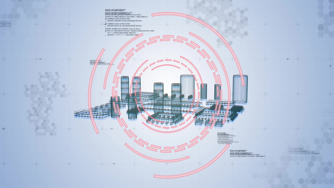 스 스캔 및 프로세서에 대한 데이터 처리의 애니메이션