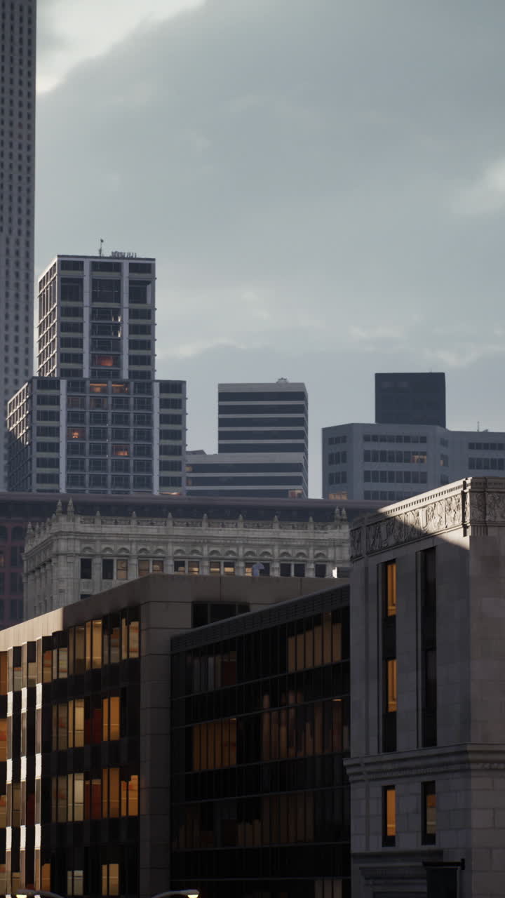 horizonte de la ciudad con edificios altos