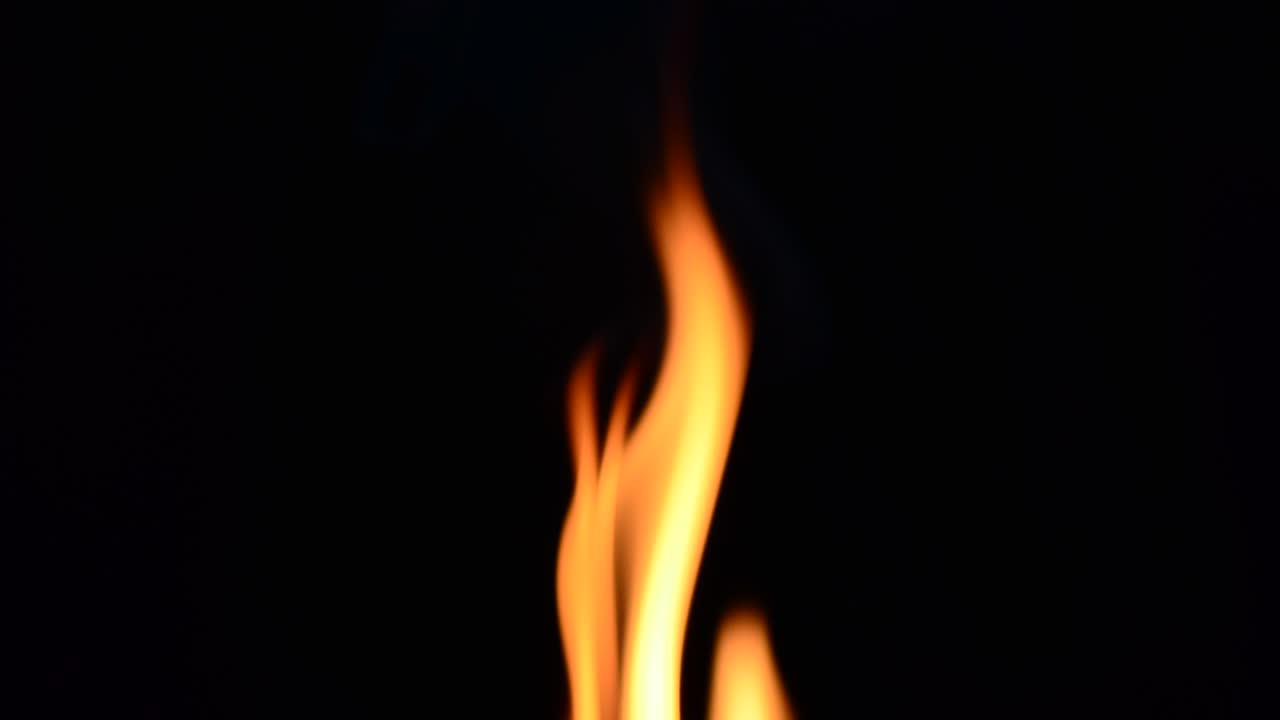 Fire and flame. Fire on a black background
