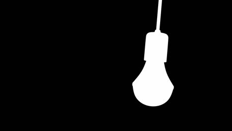 swinging led light bulb