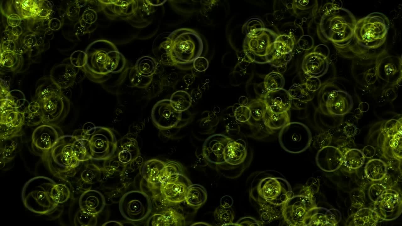 반지 모양 입자 애니메이션 모션 그래픽