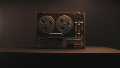 a vintage tape recorder