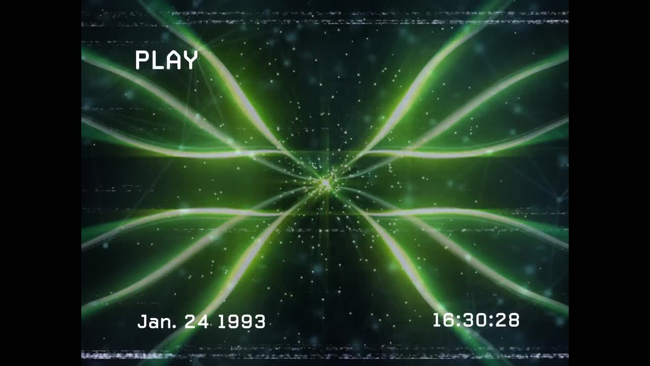 animación de la interferencia sobre las huellas luminosas