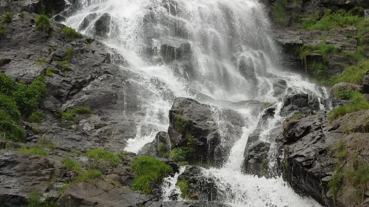 Todtnau Waterfall Cascading Over Rocks