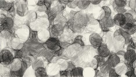dibujo en blanco y negro de fondo abstracto