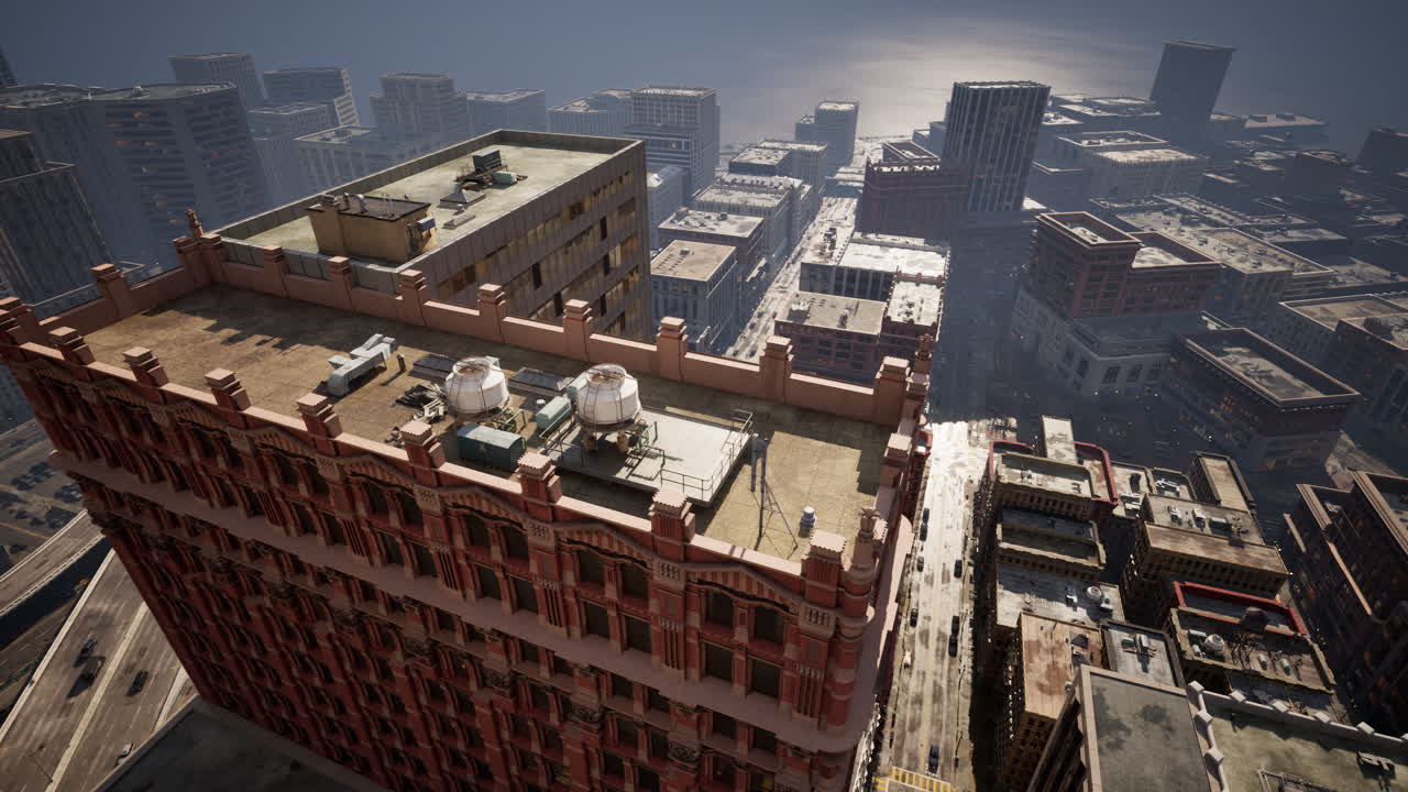 뉴욕 시의 초고층 빌딩과 함께 맨해튼 도시 풍경