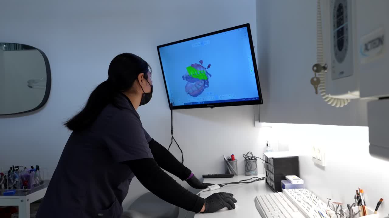 Dental scan procedure