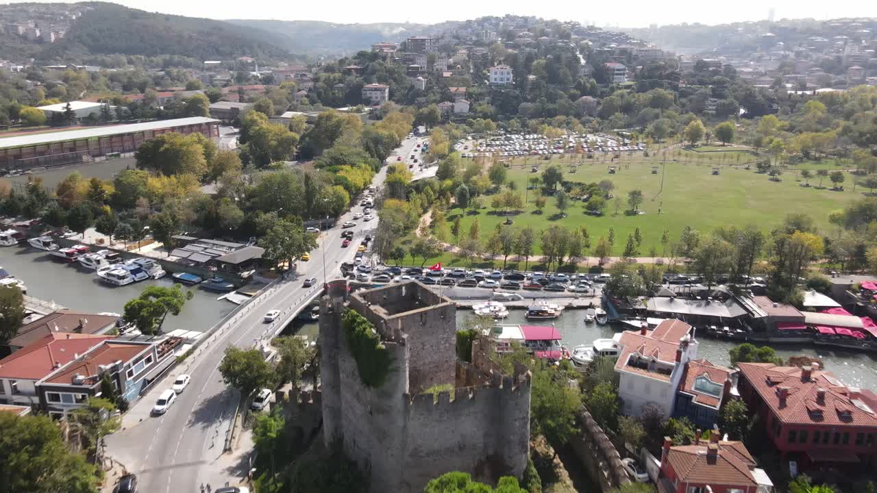 이스탄불 보스포러스에서 아나톨리아 요새 성으로도 알려진 anadolu hisari