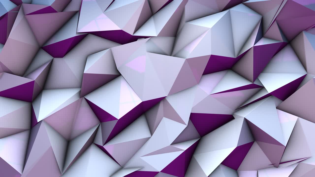 animación de fondo en movimiento renderización 3d de pared en movimiento patrón de triángulo