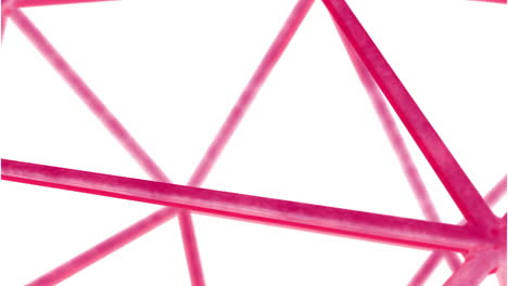 abstract pink geometric structure