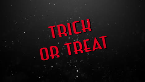 Trick-Or-Treat-with-fly-glitters-on-dark-black-space