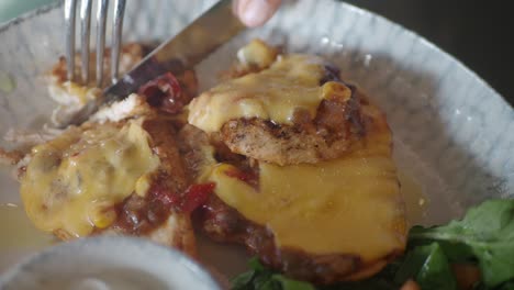 cheesy chicken dinner